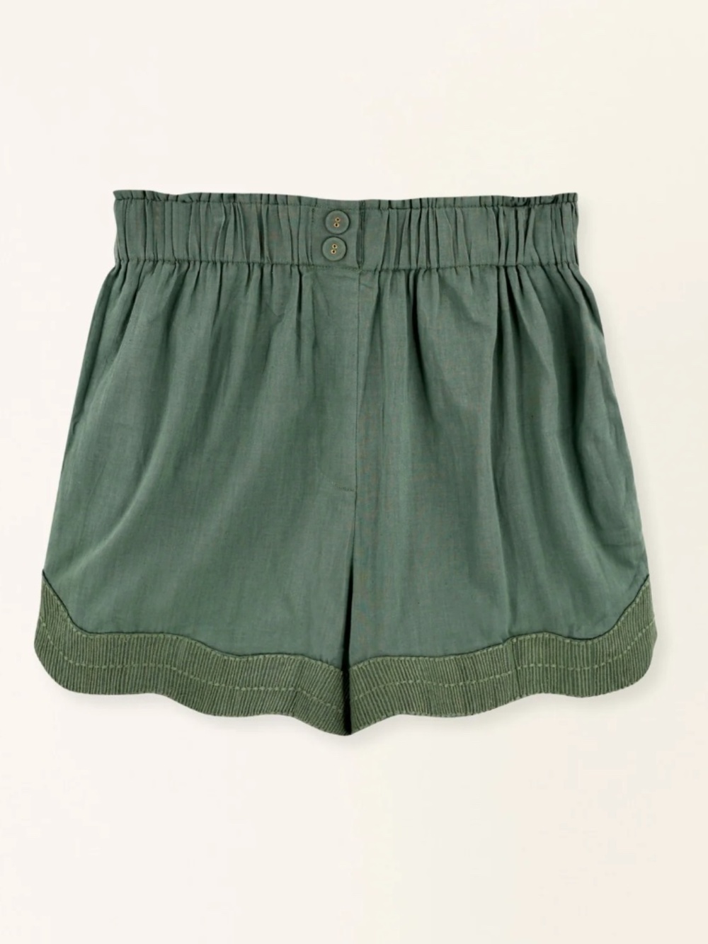 Mirth Track Short in Verde Fossil
